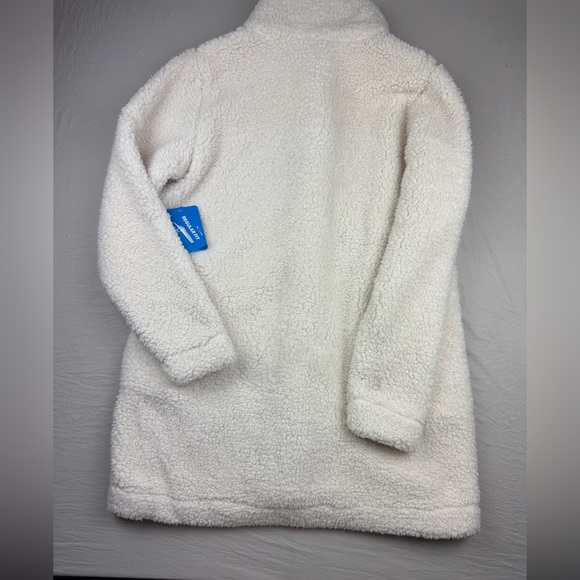 Columbia Cream Sherpa long fleece Jacket NEW size XL - Picture 2 of 5